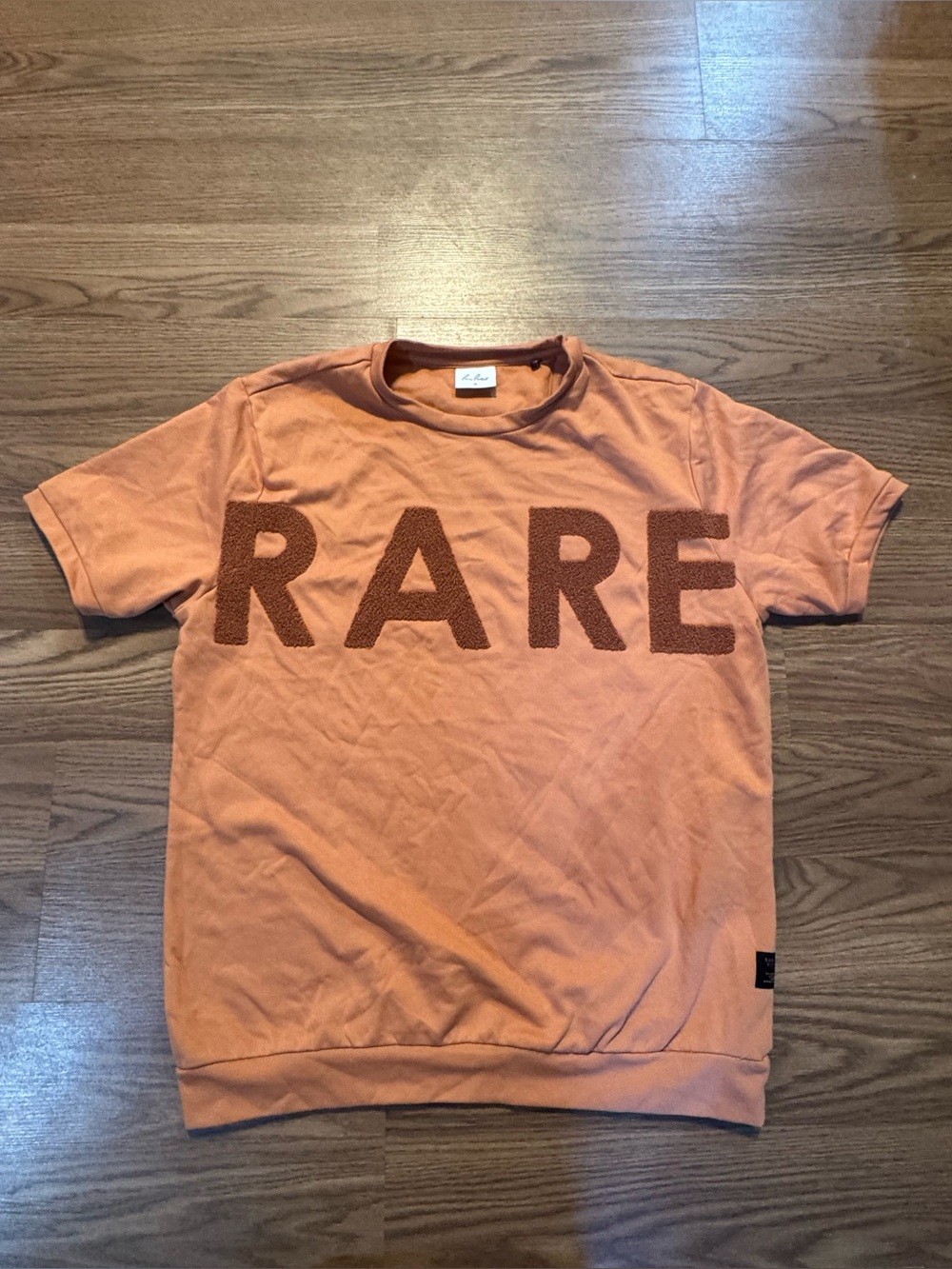 Men's Peach Short-Sleeve Logo Tee